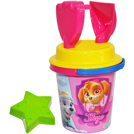 Jucarii de nisip - Galetusa Nisip+Acces. Paw Patrol/14cm