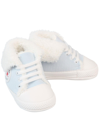 Bebe - Ghete imblanite,Marca Leoncino,imblanite,albastru deschis