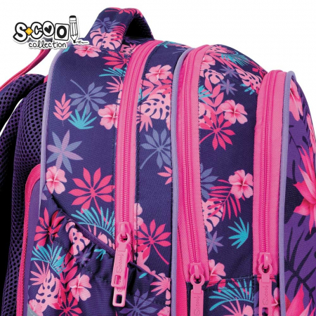 Ghiozdan anatomic FLAMINGO, 39x33x18 cm - S-COOL [4]