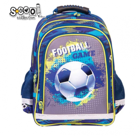 Ghiozdane - Ghiozdan Anatomic FOOTBALL, 38x39x19.5 Cm - S-COOL
