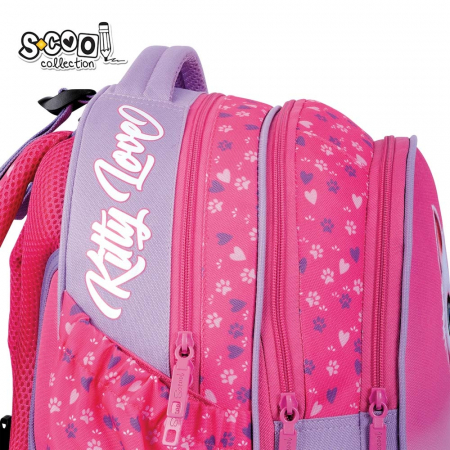 Ghiozdan anatomic KITTY LOVE, 39x33x18 cm - S-COOL [4]