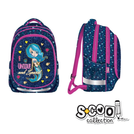 Ghiozdane - Ghiozdan Anatomic Light UNIQUE, 41x28x21cm - S-COOL