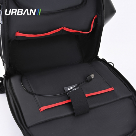 Ghiozdan compartiment laptop, URBAN BULLET, 46x35x15 cm - OFFISHOP [1]