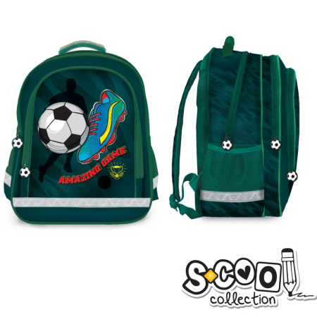 Ghiozdane - Ghiozdan Ergonomic AMAZING GAME, 38x29x19,5cm - S-COOL