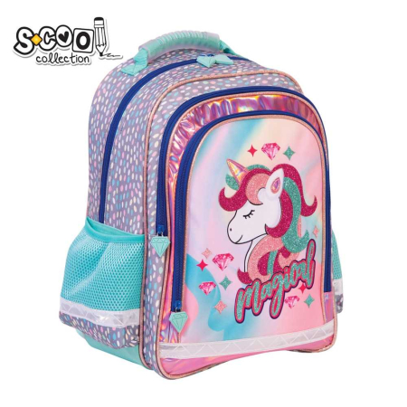 Ghiozdane - Ghiozdan Ergonomic UNICORN, 38 Cm - S-COOL