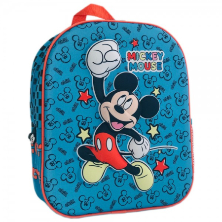 Ghiozdane - Ghiozdan Gradinita , 3D MICKEY MOUSE,Dimensiuni:33,5*27,5CM