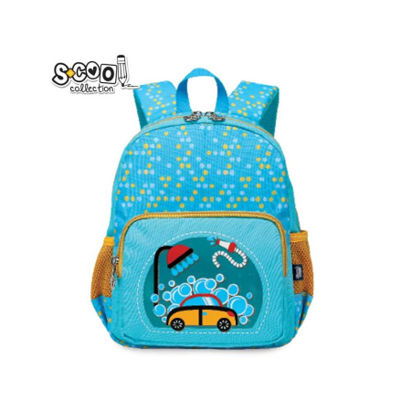 Ghiozdane gradinita - Ghiozdan Gradinita CAR WASH, 31 Cm - S-COOL