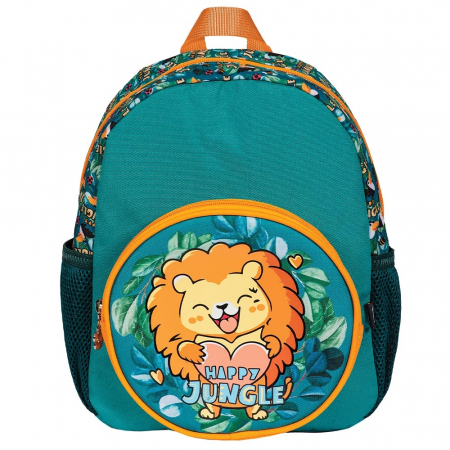 Ghiozdane gradinita - Ghiozdan Gradinita HAPPY JUNGLE, 31x24x9 Cm - S-COOL