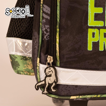 Ghiozdan Trolley DINO, 38x29x14 Cm - S-COOL [3]