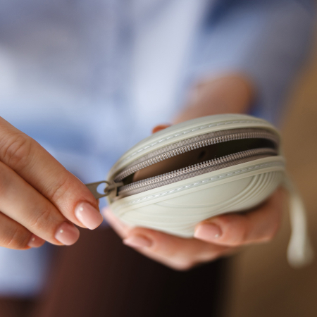 Husa protectie suzeta silicon, albastru, Babyono [3]