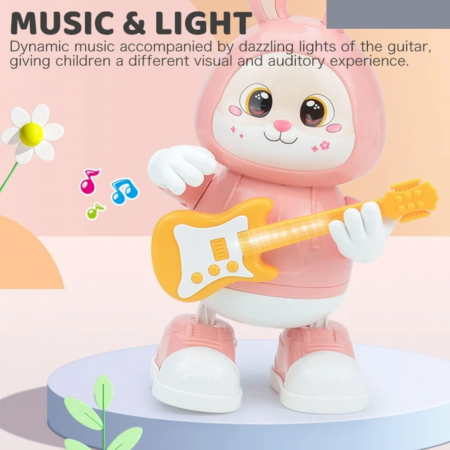 Iepurasul chitarist, muzical si luminos [3]