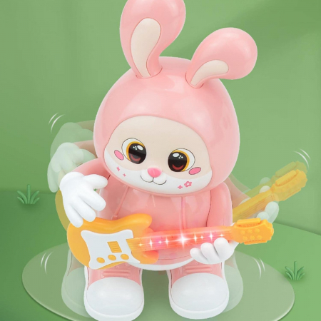 Iepurasul chitarist, muzical si luminos [5]