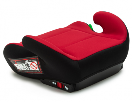 Inaltator auto Juju Jazzy Booster i-Size ISOFIX, Negru-Rosu [3]