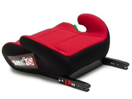 Inaltator auto Juju Jazzy Booster i-Size ISOFIX, Negru-Rosu [2]