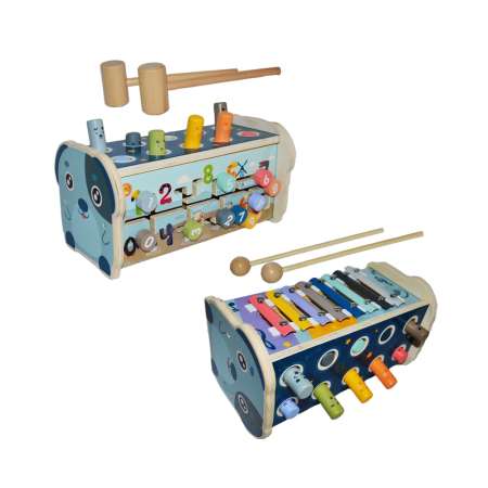 Jucarii educative - Jucarie 2 In 1, Din Lemn,tip Montessori