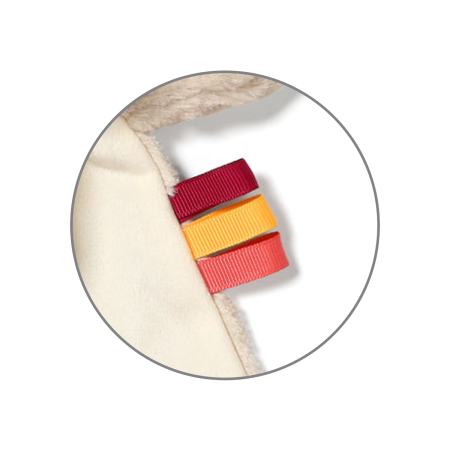 Jucarie atasament iepurasul Milly cu lant de suzeta Babyono [4]