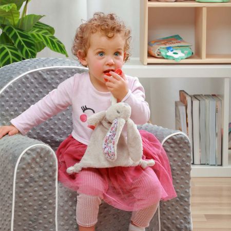 Jucarie atasament iepurasul Milly cu lant de suzeta Babyono [9]