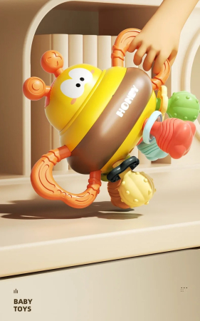 Jucarie bebe, pentru dentitie, din silicon, albinuta [3]