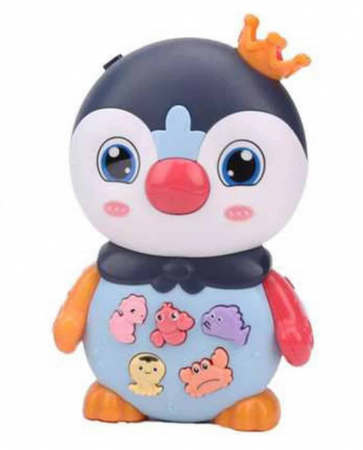Jucarii interactive bebe - Jucarie bebe Pinguin muzical, Educational