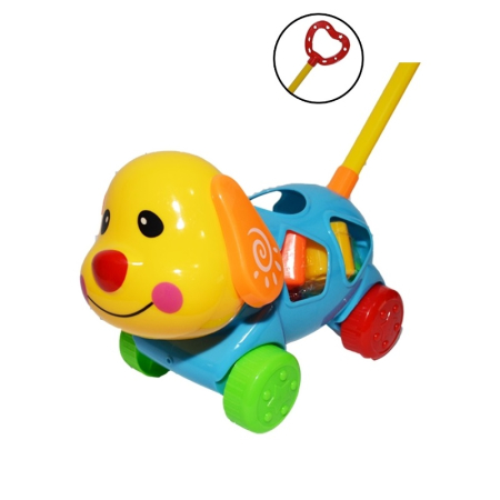 Jucarii interactive bebe - Jucarie De Impins Cu Forme, Catelus
