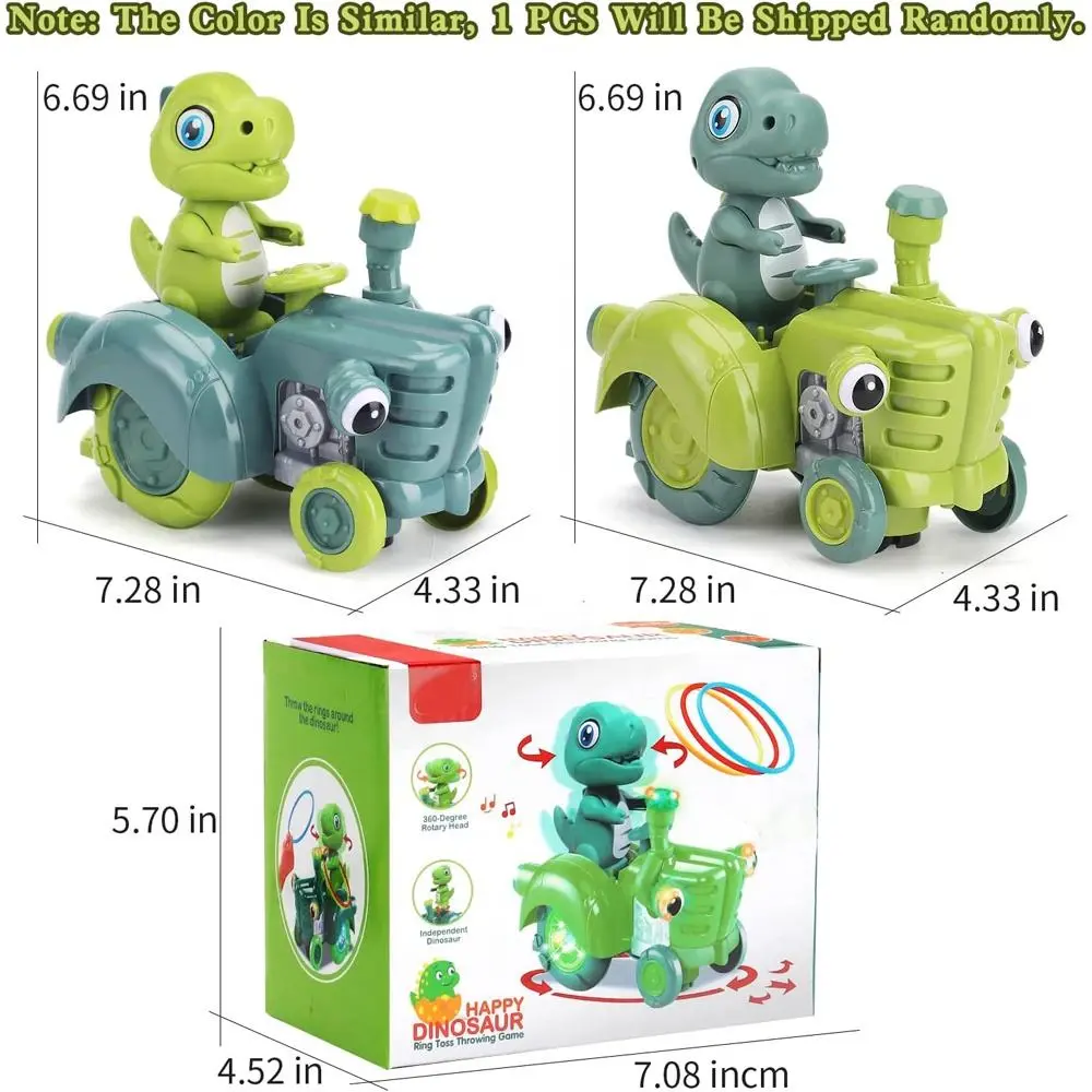 Jucarie electrica, pentru copii, cu lumini si sunete, schimbare automata de directie [7]