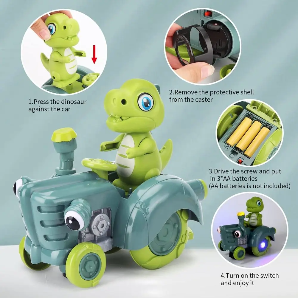 Jucarie electrica, pentru copii, cu lumini si sunete, schimbare automata de directie [8]