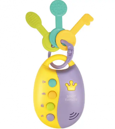 Jucarii tip Montessori - Jucarie interactiva bebe, telecomanda cu chei