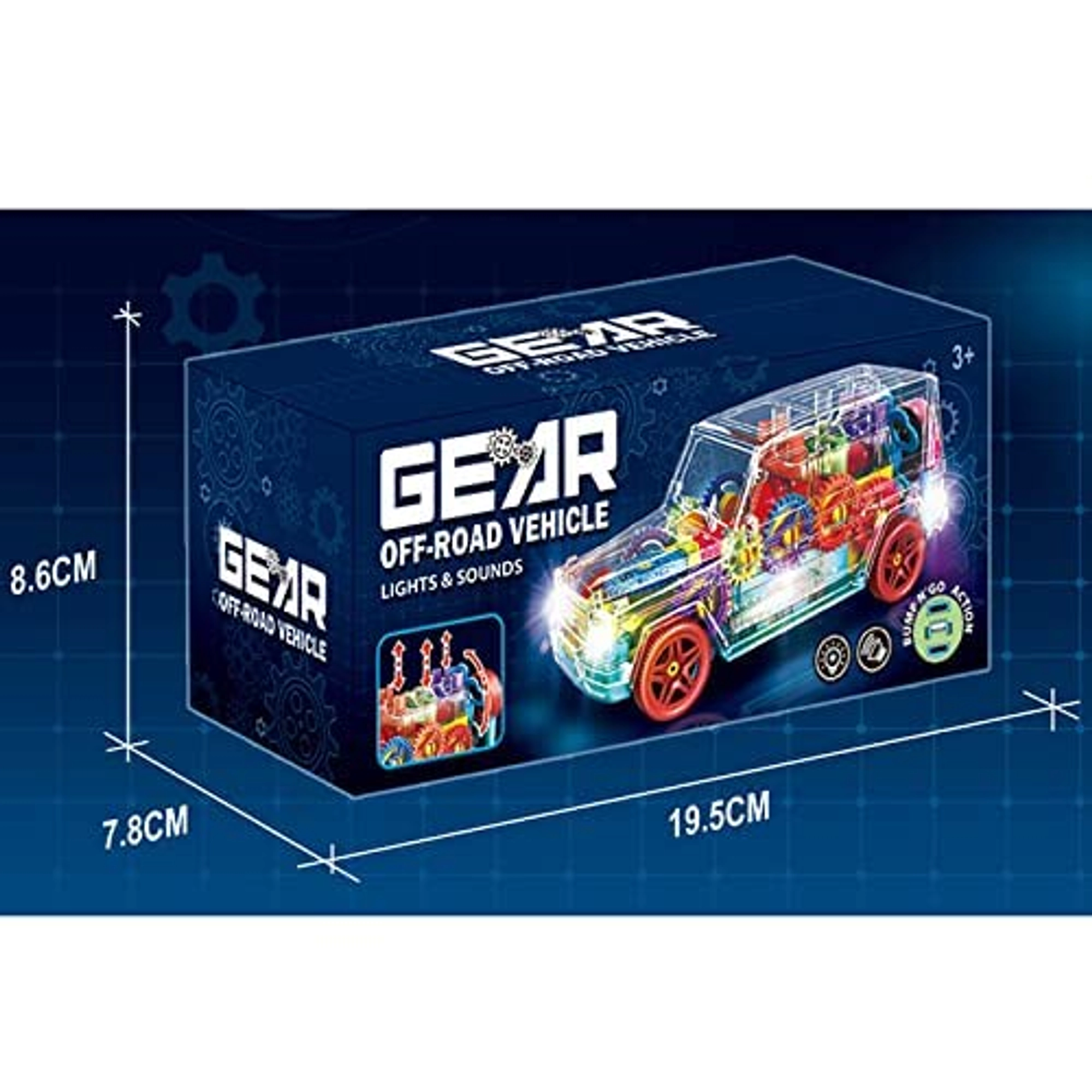 Jucarie interactiva, Gear Light Jeep [3]