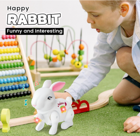 Jucarie interactiva, iepurasul nazdravan, cu lumini si sunete [1]