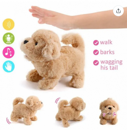 Jucarie interactiva, primul meu animalut, latra, merge si da din caput [3]