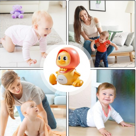 Jucarie interactiva, ratusca bunicuta care face tumbe si danseaza [6]