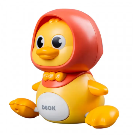 Jucarii interactive bebe - Jucarie interactiva, ratusca bunicuta care face tumbe si danseaza