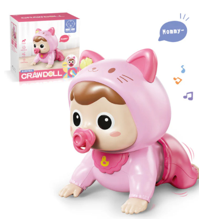 Figurine - Jucarie Interactiva si Educationala pentru Invatare Mers de-a Busilea, roz