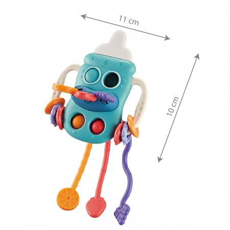 Jucarie senzoriala, dezvoltare abilitati motorii bebelus, Sticla, Babyono [6]