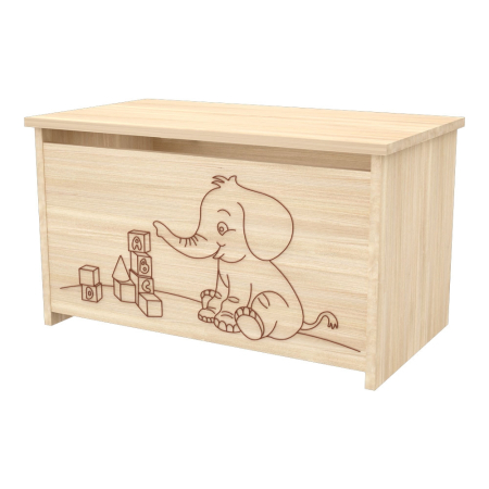 Depozitare articole copii - Lada de depozitare Hubners Eva natur