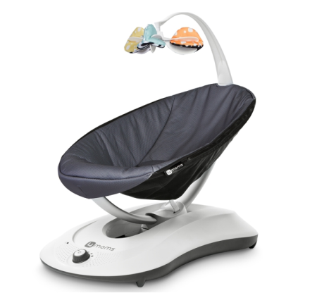 Balansoare si Leagane - Leagan electric 4Moms RockaRoo Dark Grey Mesh