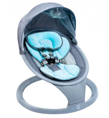 Leagan Electric Inteligent Portabil W5 BUF BOOF, Multifunctional, Conexiune Bluetooth, 5 Module miscare, Telecomanda, Functie EasyTouch, albastru [2]