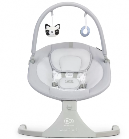 Balansoare si Leagane - LEAGAN ELECTRIC KINDERKRAFT LULI, 2 IN 1, GREY