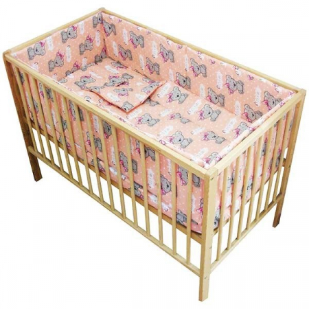 Lenjerii 5 piese - Lenjerie patut Hubners Ursulet cu fundita 5 piese