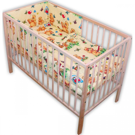 Lenjerii 4 piese - Lenjerie patut Hubners Ursuletul Jucaus 4 piese crem