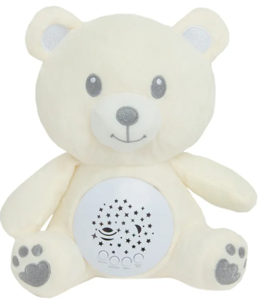 Papusi, plusuri, zane si figurine - Little Dreamer, proiector, ursulet, crem