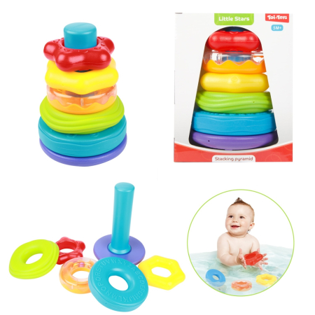 Little Stars, Joc piramida cu cercuri - Toi-Toys [4]
