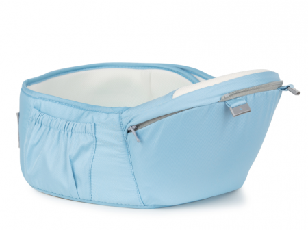 Marsupiu cu scaunel Juju HugMeTight, Albastru [4]