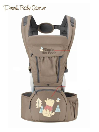 Marsupiu Ergonomic Bubu-Still, Port-bebe cu 10 pozitii de purtare, 100% bumbac, 0-20 kg , cafeniu [0]