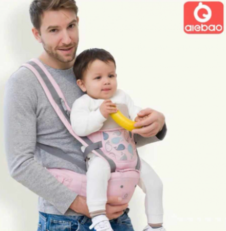 Marsupiu Ergonomic pentru Bebe, cu Scaunel, 3-25 Kg, All Season, Bubu-Still®, Bumbac, 10 Pozitii, vernil deschis [3]