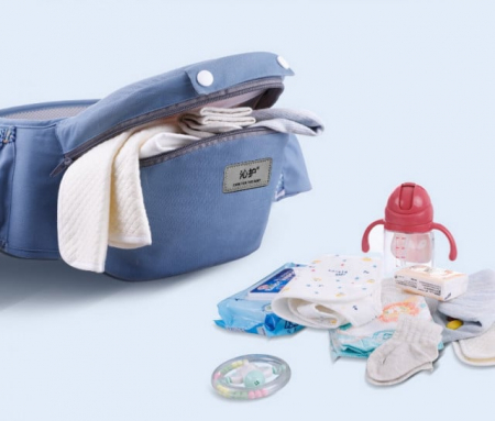 Marsupiu gri cu scaunel, 0-3 ani [1]