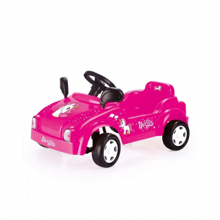 Vehicule transport - Masina Cu Pedale, Roz, Unicorn, DOLU