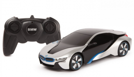 Masinute si trenulete - Masina Cu Telecomanda Bmw I8 Argintie Scara 1 La 24
