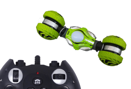 Masinute si trenulete - Masina Distortion Climber Velocity cu telecomanda 2.4GHz /1:12 / 4WD/ Galben fosforescent