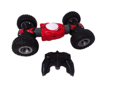 Masinute si trenulete - Masina R/C Overlord, Doua Fete, Super Speed cu Telecomanda, Rosie